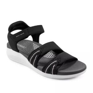 NEW Easy Spirit Women's Weber Lightweight Sporty Wedge Sandals 9M Open Toe
